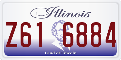IL license plate Z616884