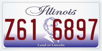 IL license plate Z616897