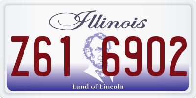 IL license plate Z616902