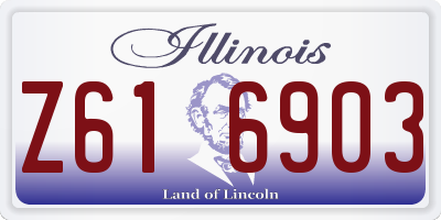 IL license plate Z616903