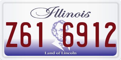 IL license plate Z616912