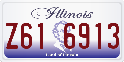 IL license plate Z616913