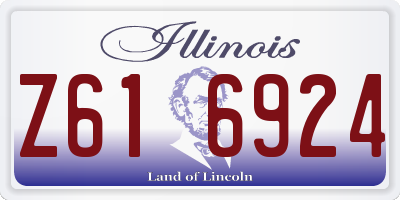 IL license plate Z616924
