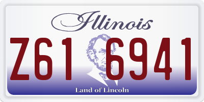 IL license plate Z616941