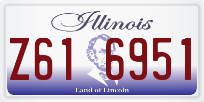 IL license plate Z616951