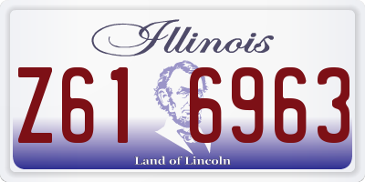 IL license plate Z616963