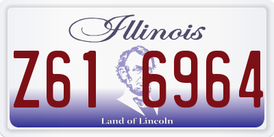 IL license plate Z616964