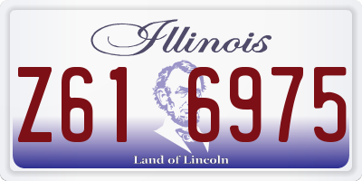 IL license plate Z616975
