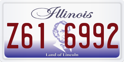 IL license plate Z616992