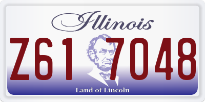 IL license plate Z617048