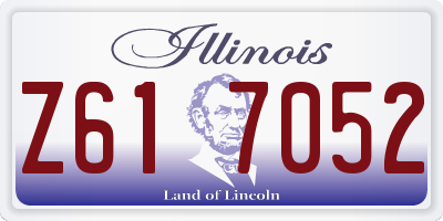 IL license plate Z617052