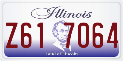 IL license plate Z617064