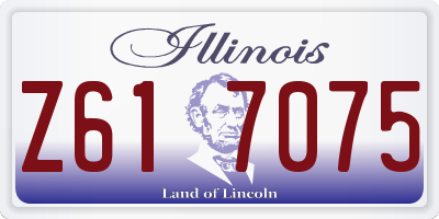 IL license plate Z617075