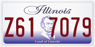 IL license plate Z617079