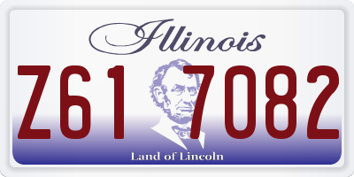 IL license plate Z617082