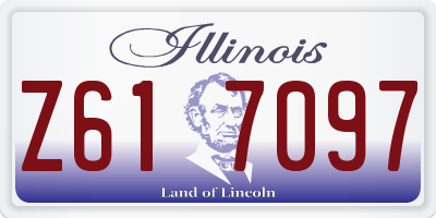 IL license plate Z617097