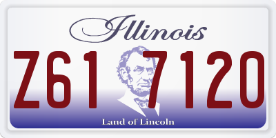 IL license plate Z617120