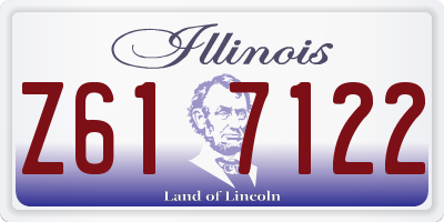 IL license plate Z617122