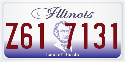 IL license plate Z617131