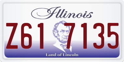 IL license plate Z617135