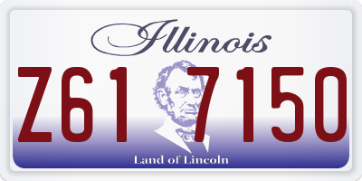 IL license plate Z617150