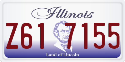 IL license plate Z617155
