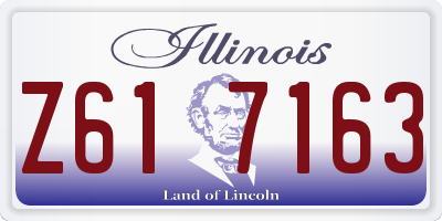 IL license plate Z617163