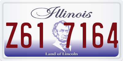 IL license plate Z617164