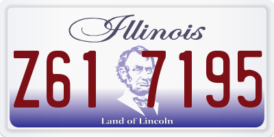 IL license plate Z617195