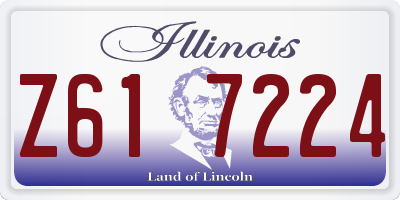 IL license plate Z617224