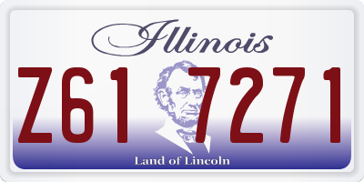 IL license plate Z617271