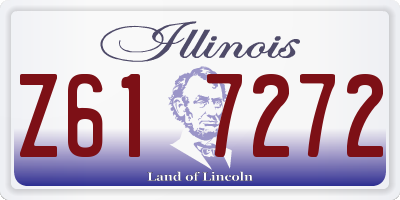 IL license plate Z617272