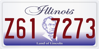 IL license plate Z617273