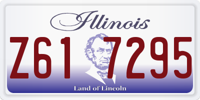 IL license plate Z617295