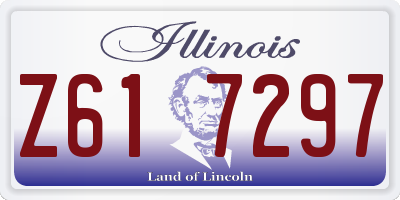 IL license plate Z617297