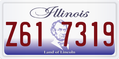 IL license plate Z617319