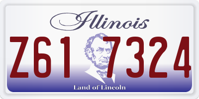IL license plate Z617324