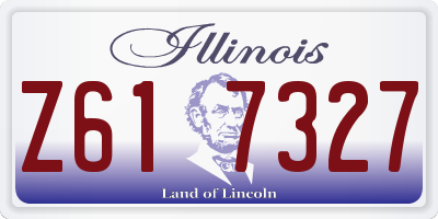 IL license plate Z617327