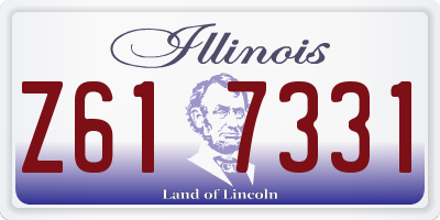 IL license plate Z617331