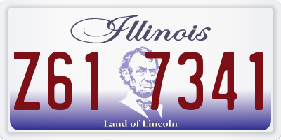 IL license plate Z617341