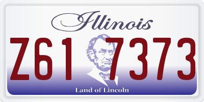 IL license plate Z617373