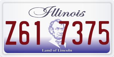 IL license plate Z617375