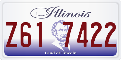 IL license plate Z617422