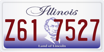 IL license plate Z617527