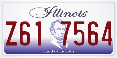 IL license plate Z617564