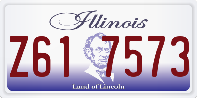 IL license plate Z617573