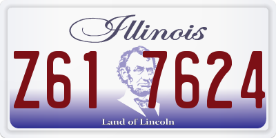 IL license plate Z617624