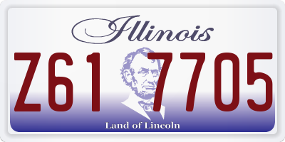 IL license plate Z617705