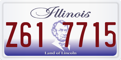 IL license plate Z617715