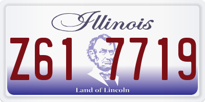 IL license plate Z617719